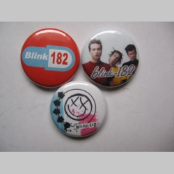 Blink 182, odznak 25mm cena za 1ks (počet kusov a konkrétny model napíšte v objednávke do rubriky KOMENTÁR)